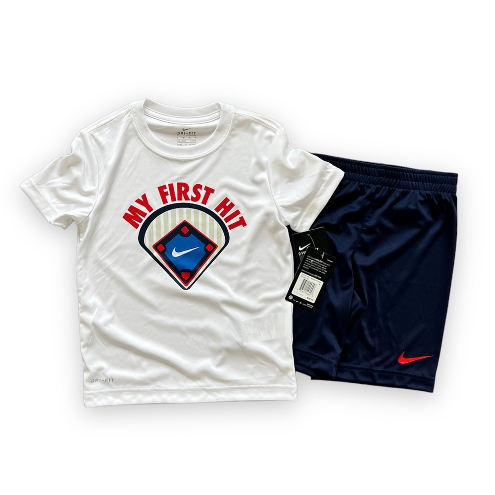 Nike Boy’s Dri-Fit Two Piece Matching Baseball Set Size 6